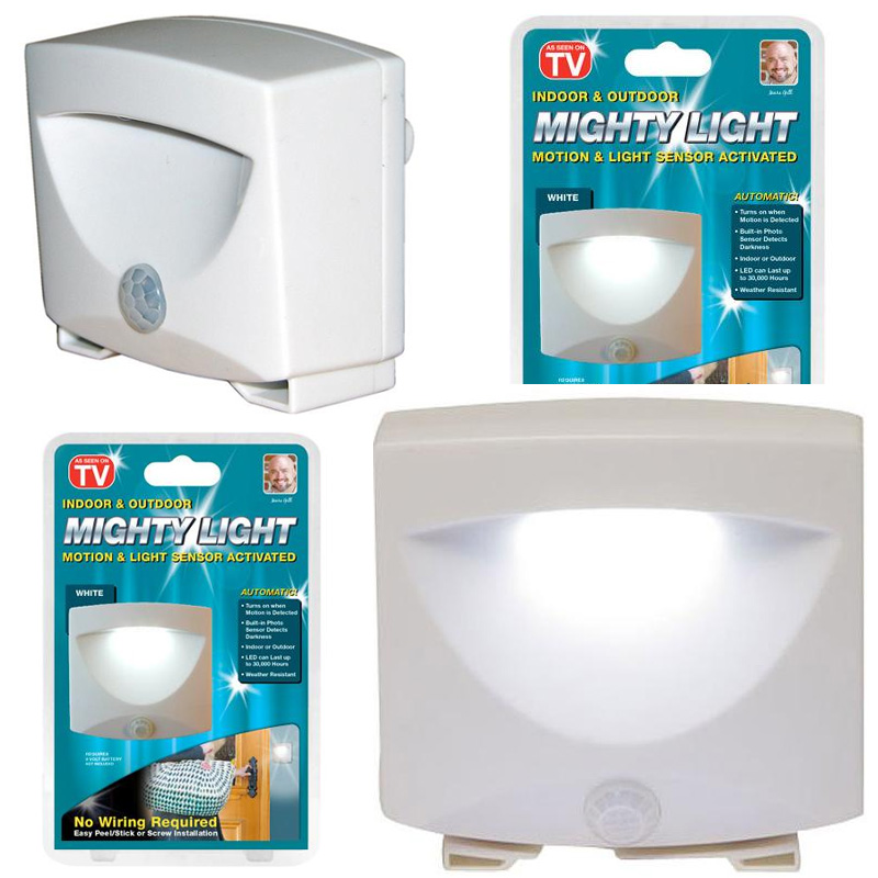 Mighty light motion activated sensor led light 1 for 7 or three for