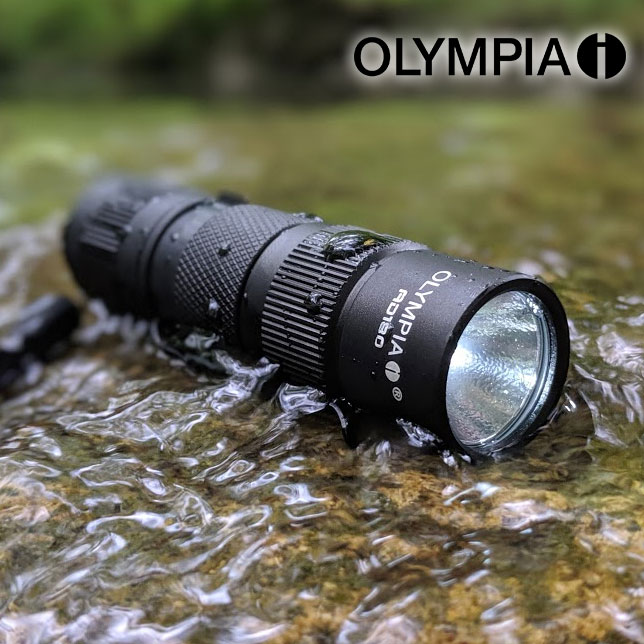 SECRET CLEARANCE DEAL - THIS IS A VERY NICE FLASHLIGHT - Olympia AD180  180-Lumen TRULY WATERPROOF AD Series High-Performance CREE LED Compact  Flashlight - Again, not water resistant, waterproof up to 6