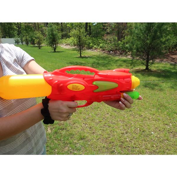 Jumbo Sized Water Gun! GAME ON! Assorted styles (but all jumbo) make