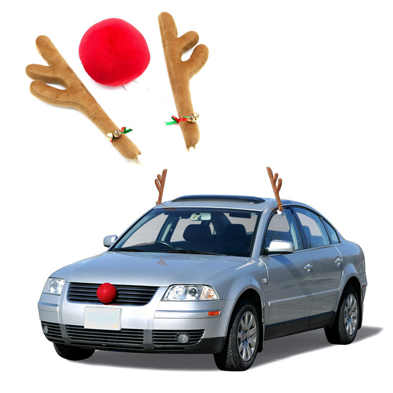 reindeer car antlers nose set ships free that daily deal reindeer car antlers nose set ships