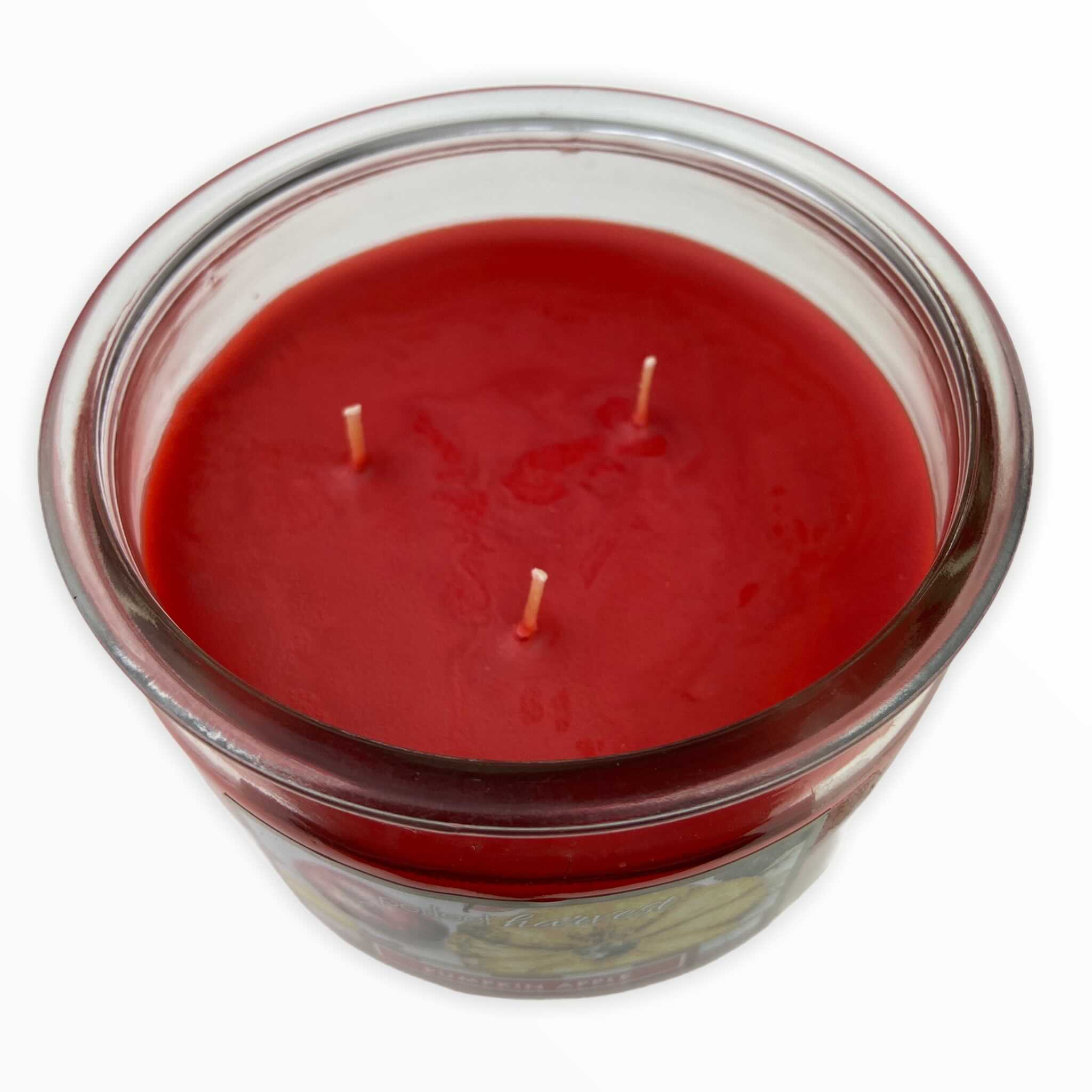 4 PACK New Perfect Harvest 3 Wick Candles Choose from Pumpkin Apple, Maple Belgian Waffle and