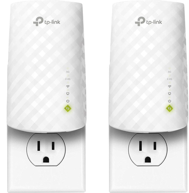 2 Pack of TP-Link AC750 WiFi Range Extender - UNIVERSALLY COMPATIBLE with all wireless routers! No more wifi 