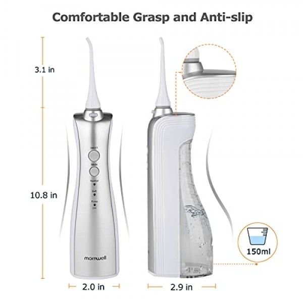 Mornwell Cordless Water Flosser With 3 Modes (You know, like a Waterpik