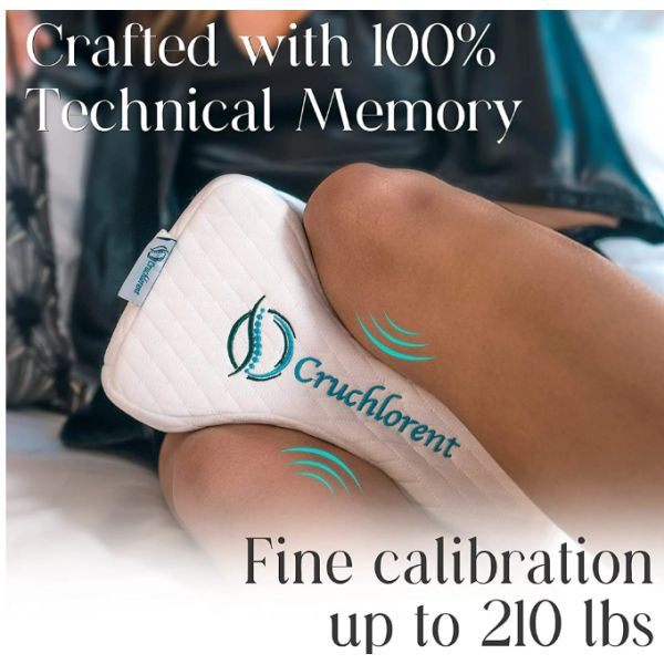 (Very high end) Side Sleeper Memory Foam Knee Pillow With Washable