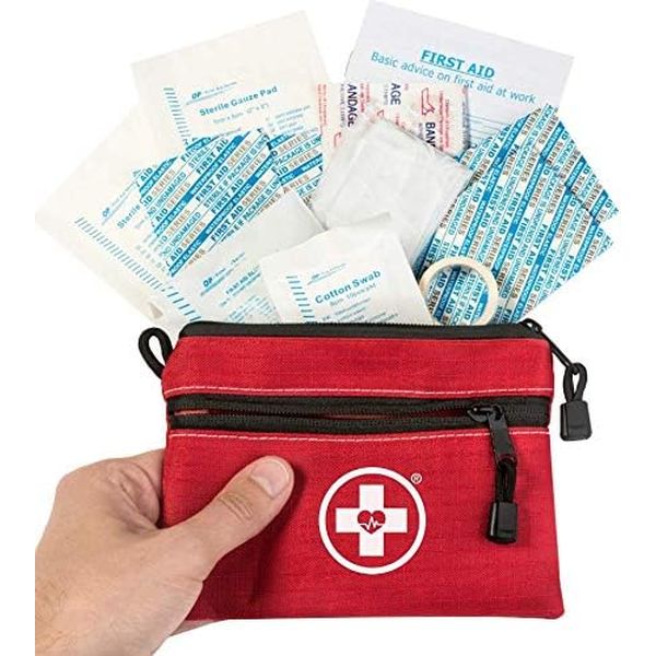 Swiss Safe Survival First Aid Kit Pocket Sized Pouch Lightweight