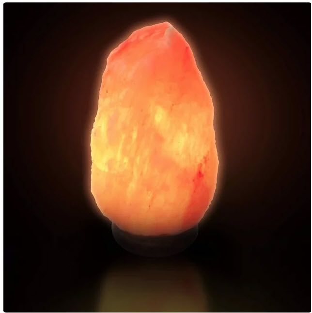 2Pack of Himalayan Natural Salt Lamps As the lamp is lit, it releases negative ions that help