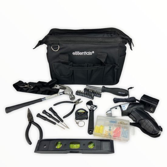 $19.99 (reg $50) Essentials 34 Piece Around-The-House Tool Kit With Toolbag