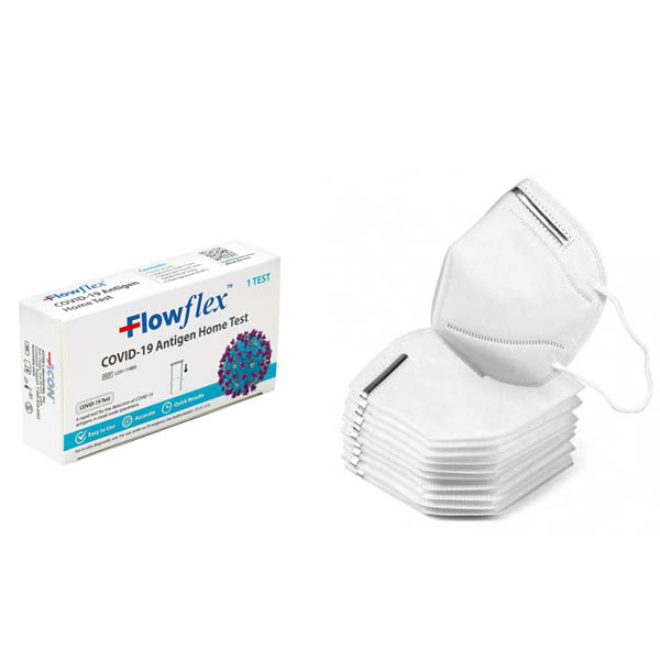 Flowflex COVID-19 Antigen Home Test PLUS a FREE 10 Pack of KN95 Protective Face Mask - Yes, you will receive 10 free masks per test ordered - Limit 24 per customer - Ships in approximately 5 days on first come basis - Order 6 or more and price drops to $17.99 per set AND shipping is free - We have had countless requests by our customers to find these, so here they are if you are in need - If you need to order 100+ for your organization of just masks or test kits or both, please email us and we can assist you.