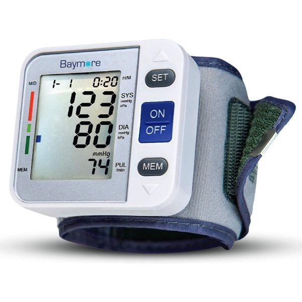Baymore Automatic Blood Pressure Monitor Adjustable Wrist Cuff - SHIPS FREE!