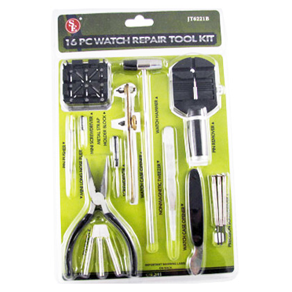 STUPID GOOD DEAL 16 pc Watch Repair Tool Kit Ships 