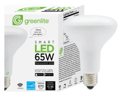 Greenlite Smart WiFi LED Bulb.