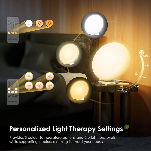 Deluxe Grade 10,000 Lux SAD Portable Light Therapy Lamp $19.99 (reg $60)