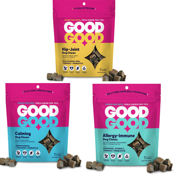 3 Bags of GoodGood Dog Supplem...