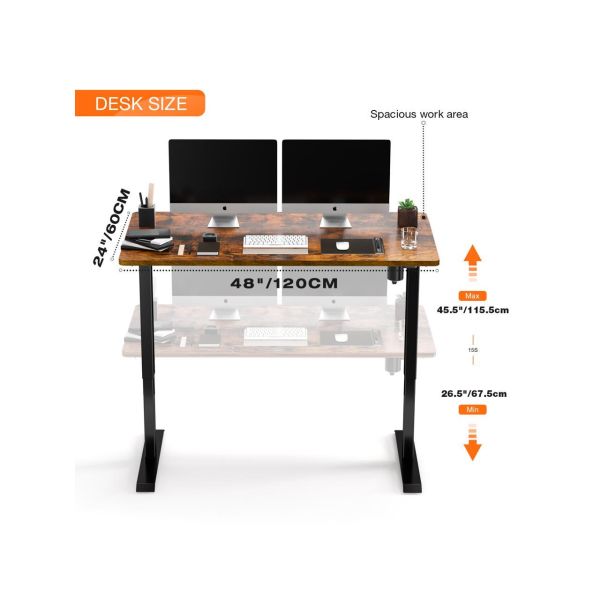 Electric Adjustable Height Work Table / Desk $199.99 (reg $400)