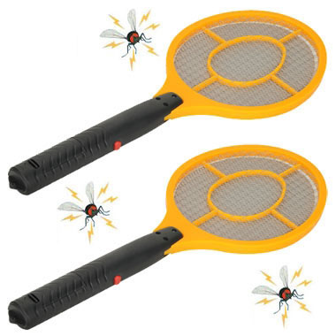 2 Pack - Electric Bug Zapper Rackets - SHIPS FREE - THAT Daily Deal